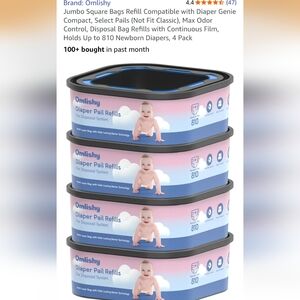 Diaper Pail Refills - 3 Pack-square